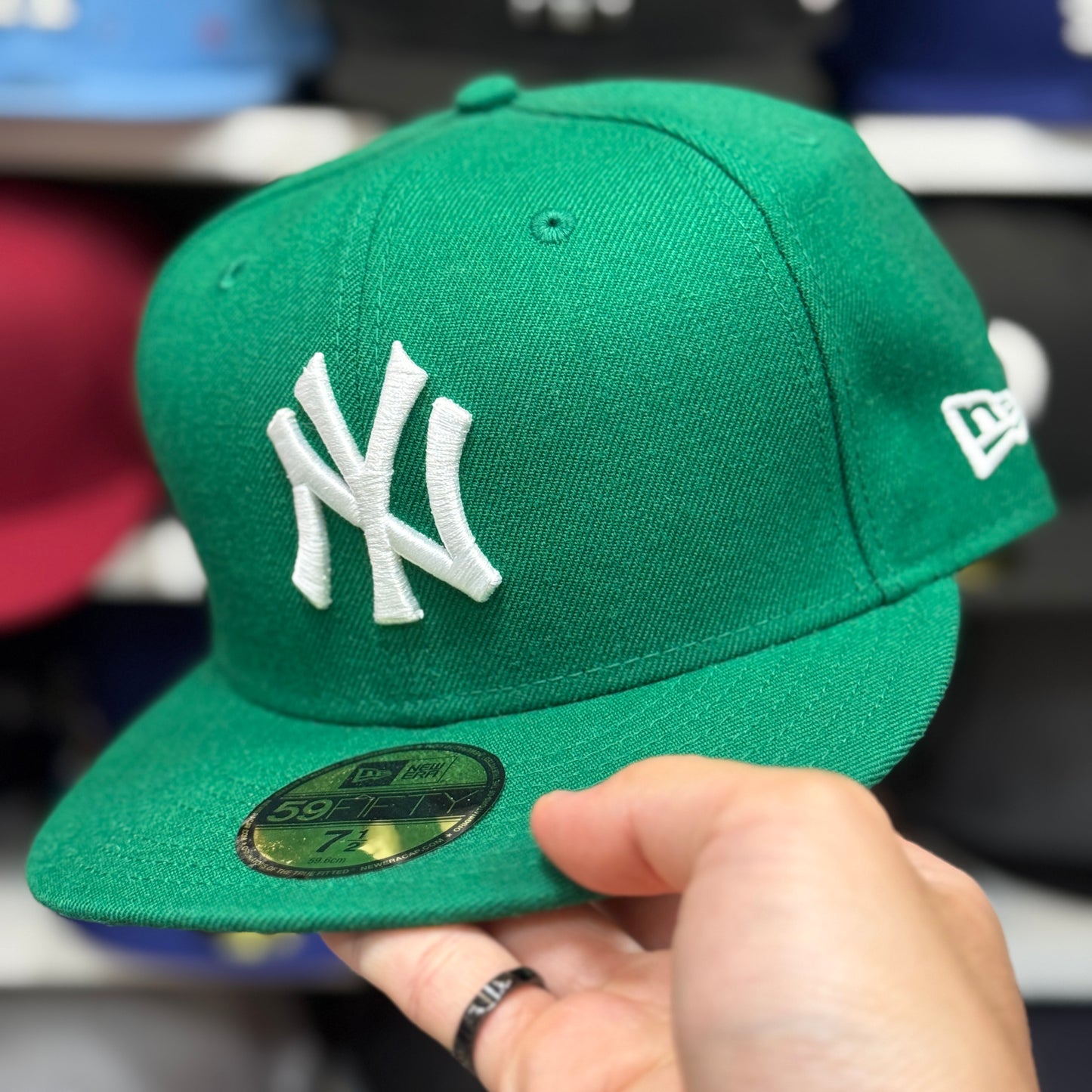 New Era New York Yankees Green 59FIFTY Fitted Hat - Product Image