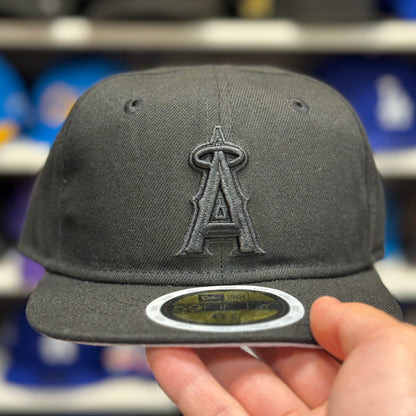 Youth Los Angeles Angels New Era Black 59FIFTY Fitted Hat - Product Image
