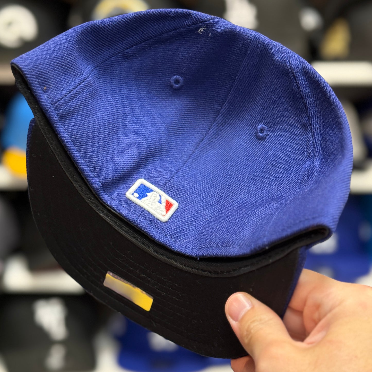 Youth Chicago Cubs New Era Blue 59FIFTY Fitted Hat - Product Image