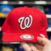Youth Washington Nationals Red FlexFit Baseball Cap - Product Image