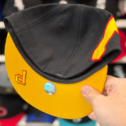 New Era Pittsburgh Pirates 'Large Side P' Black 59FIFTY Fitted Hat - Product Image
