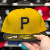 New Era Pittsburgh Pirates Gold/Black 59FIFTY Fitted Hat - Product Image
