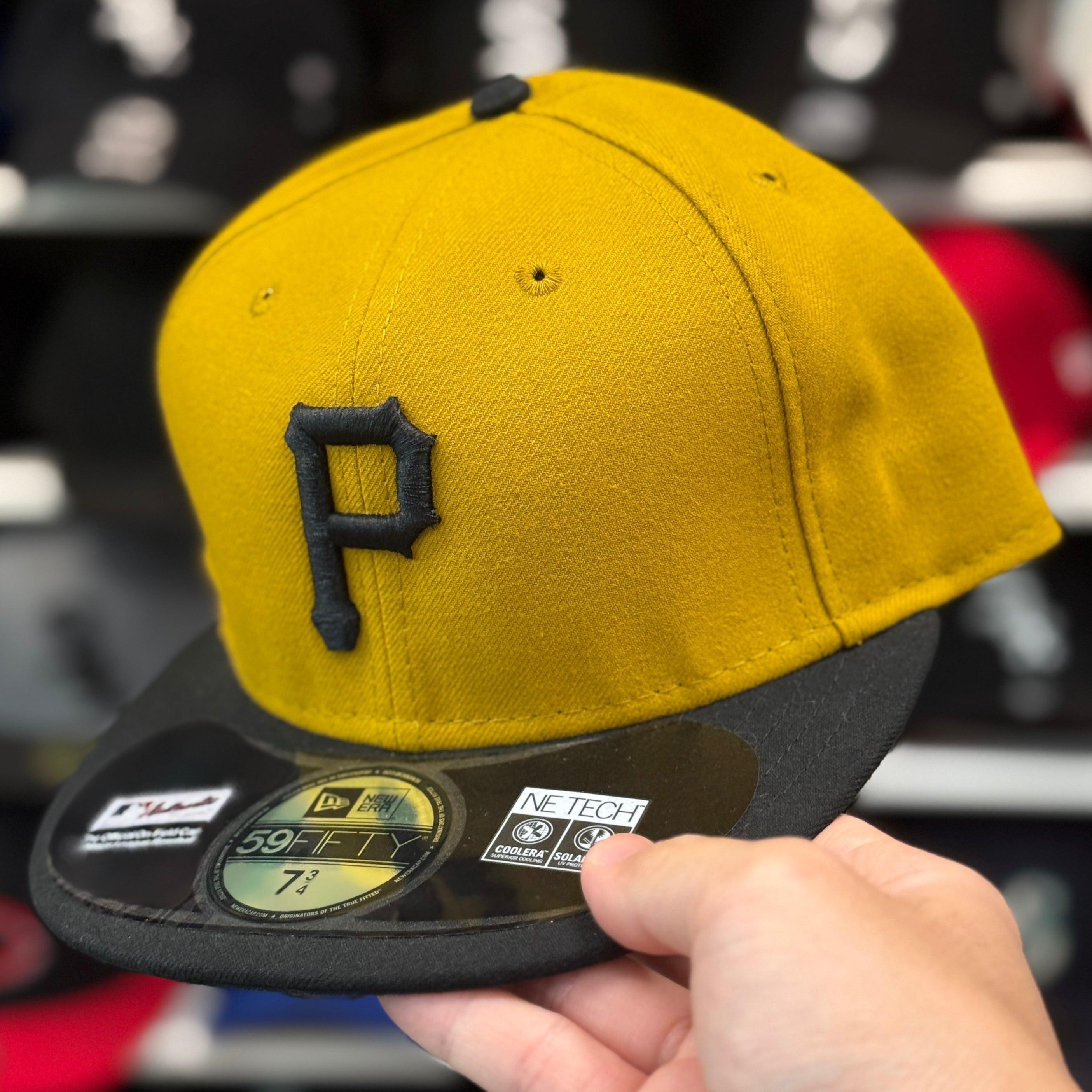 New Era Pittsburgh Pirates Gold/Black 59FIFTY Fitted Hat - Product Image