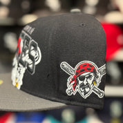 Pittsburgh Pirates Black/Gray '47 Brand Snapback - Product Image