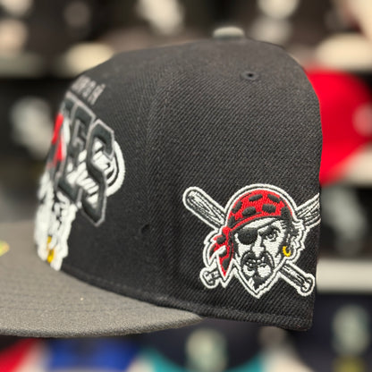 Pittsburgh Pirates Black/Gray '47 Brand Snapback - Product Image