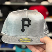 New Era Pittsburgh Pirates Metallic Silver 59FIFTY Fitted Hat - Product Image
