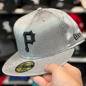 New Era Pittsburgh Pirates Metallic Silver 59FIFTY Fitted Hat - Product Image