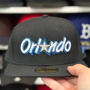 New Era Orlando Magics Black 59FIFTY Fitted Hat - Product Image