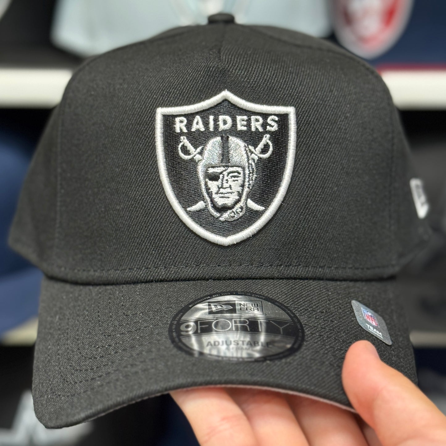 New Era Las Vegas Raiders A-Frame 9FORTY Snapback Black