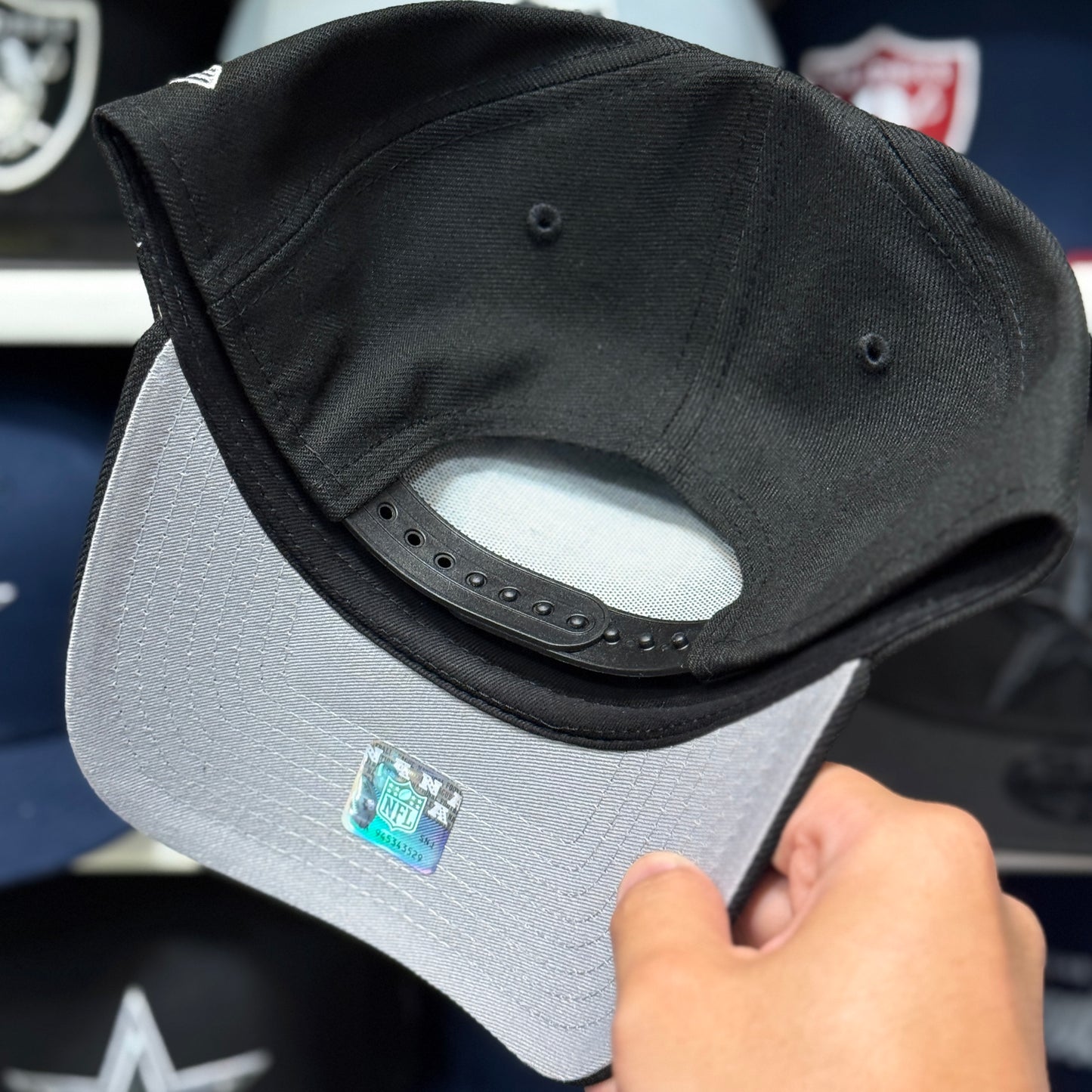 New Era Las Vegas Raiders A-Frame 9FORTY Snapback Black
