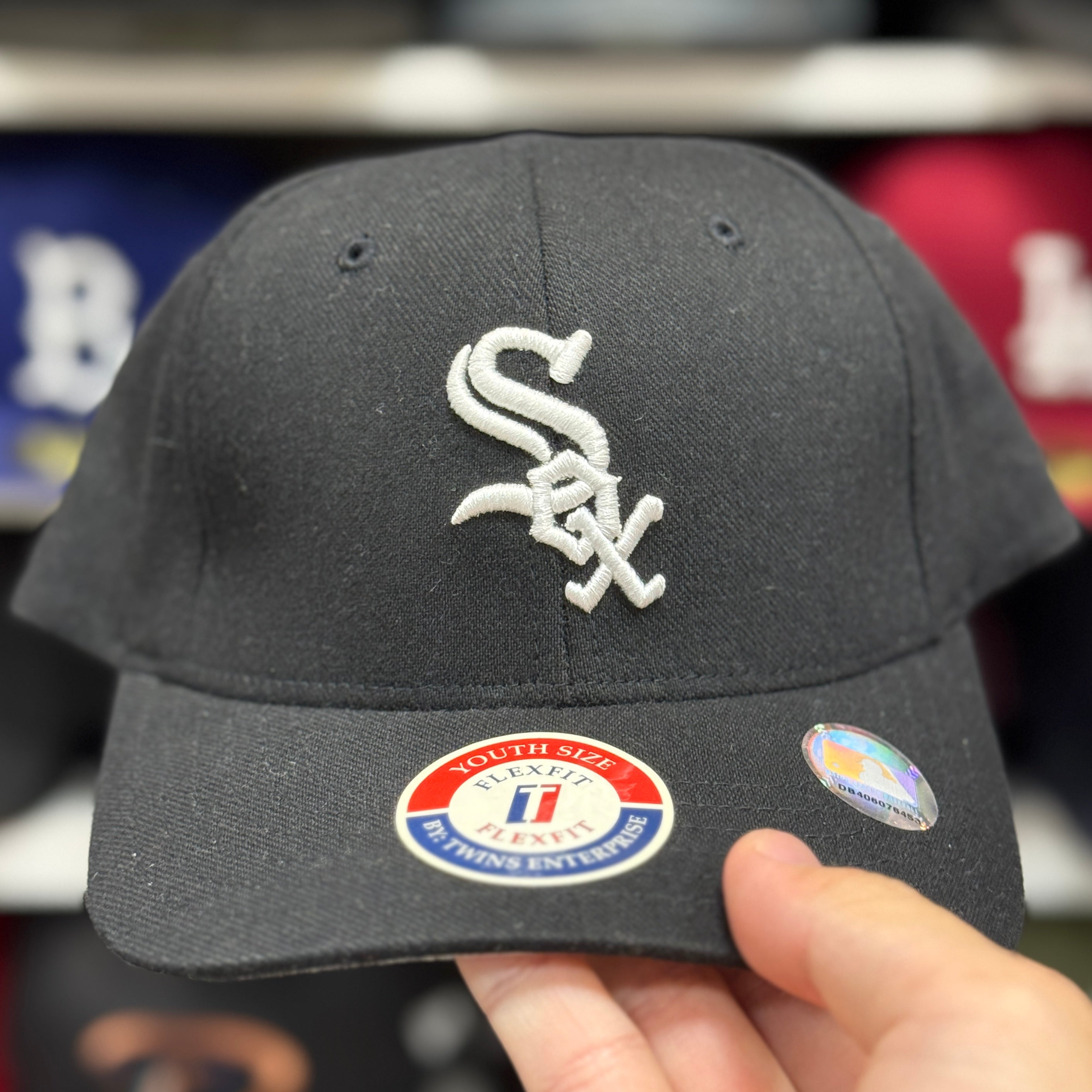 White FlexFit Baseball Cap - Product Image