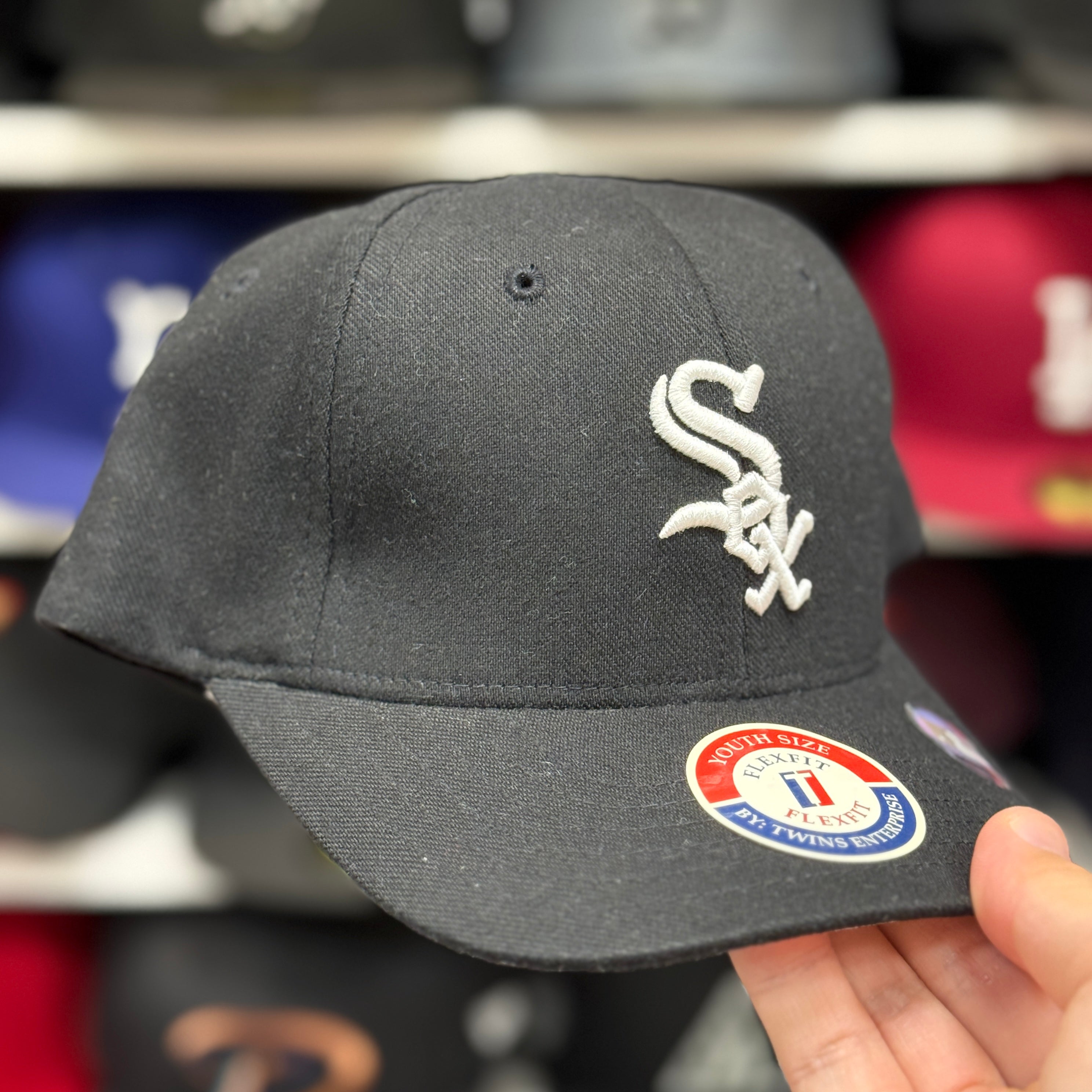 White FlexFit Baseball Cap - Product Image