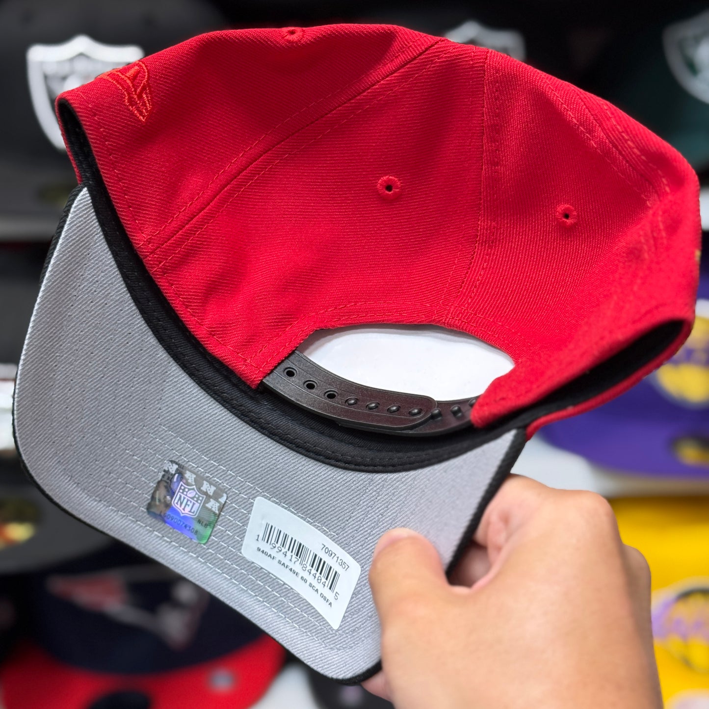 New Era San Francisco 49ers '60 Seasons' A-Frame 9FORTY Snapback Red/Black