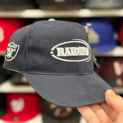 Youth Oakland Raiders Black Snapback - Product Image