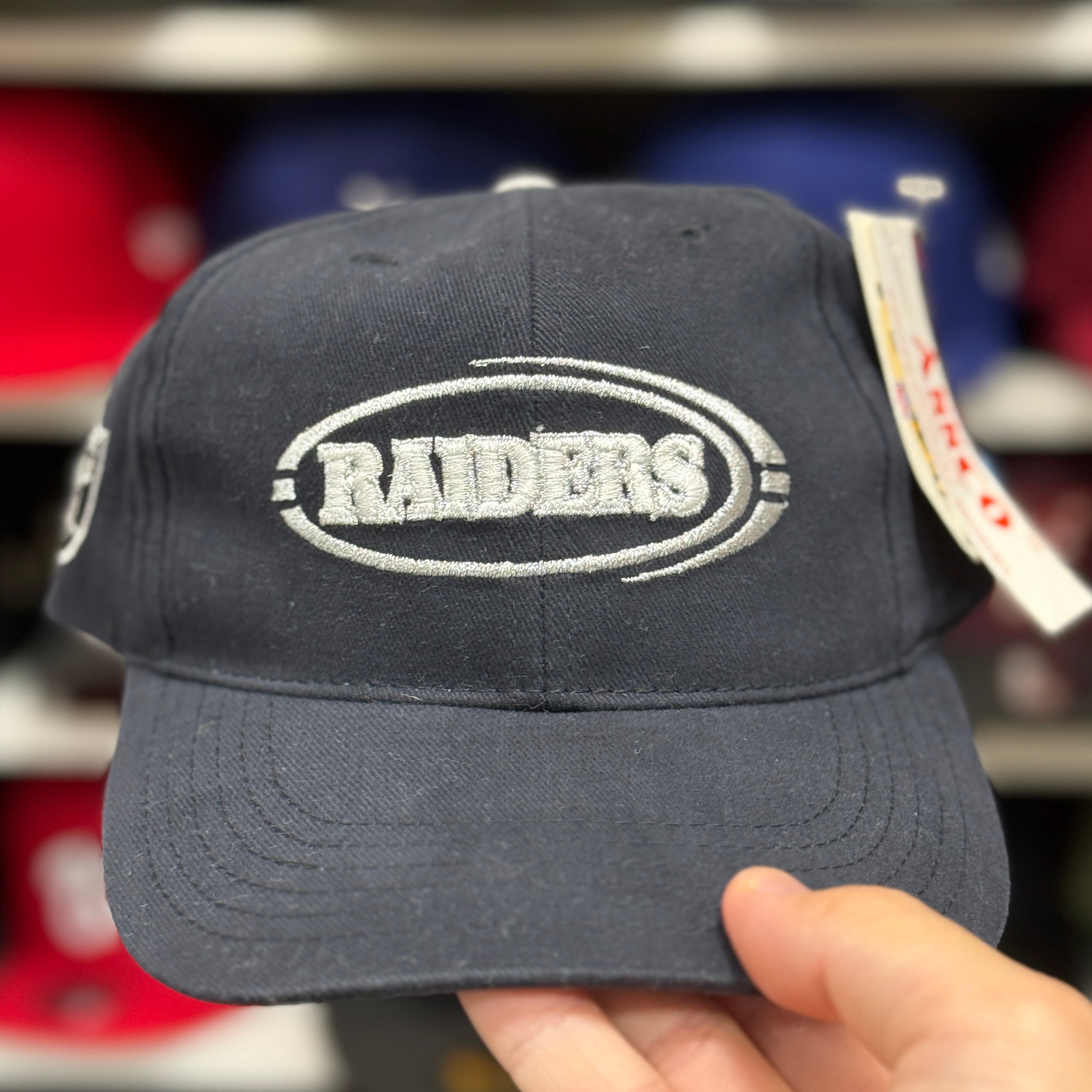 Youth Oakland Raiders Black Snapback - Product Image