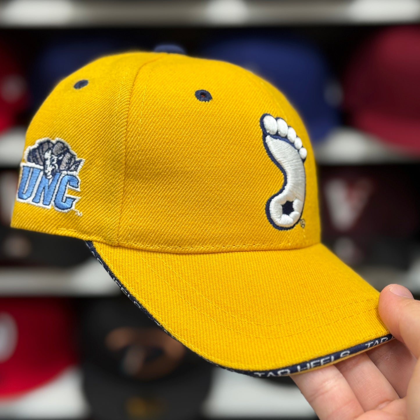 Youth UNC Tar Heels Yellow Baseball Cap - Product Image