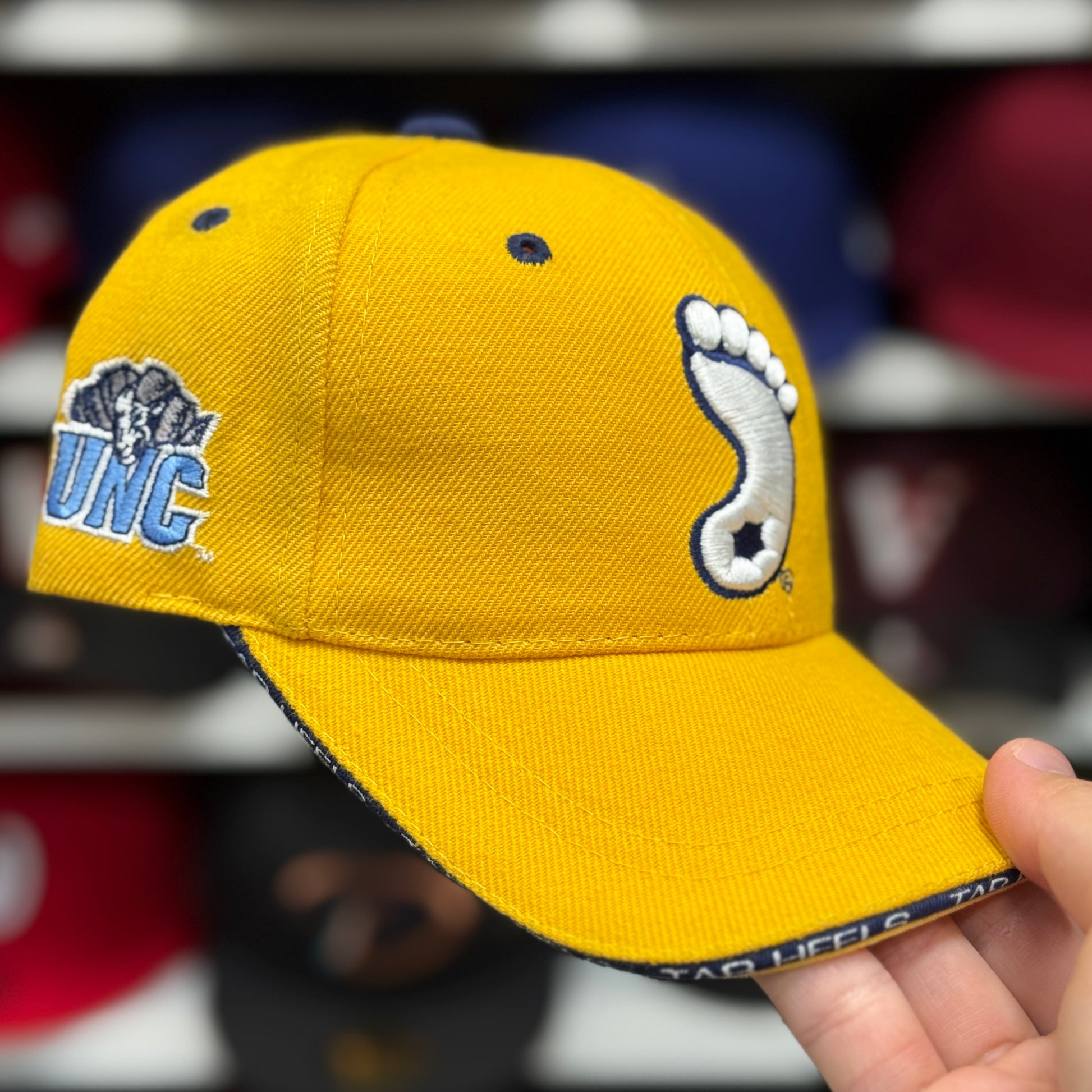 Youth UNC Tar Heels Yellow Baseball Cap - Product Image