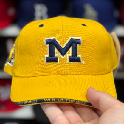 Youth Michigan Wolverines Yellow Baseball Cap - Product Image