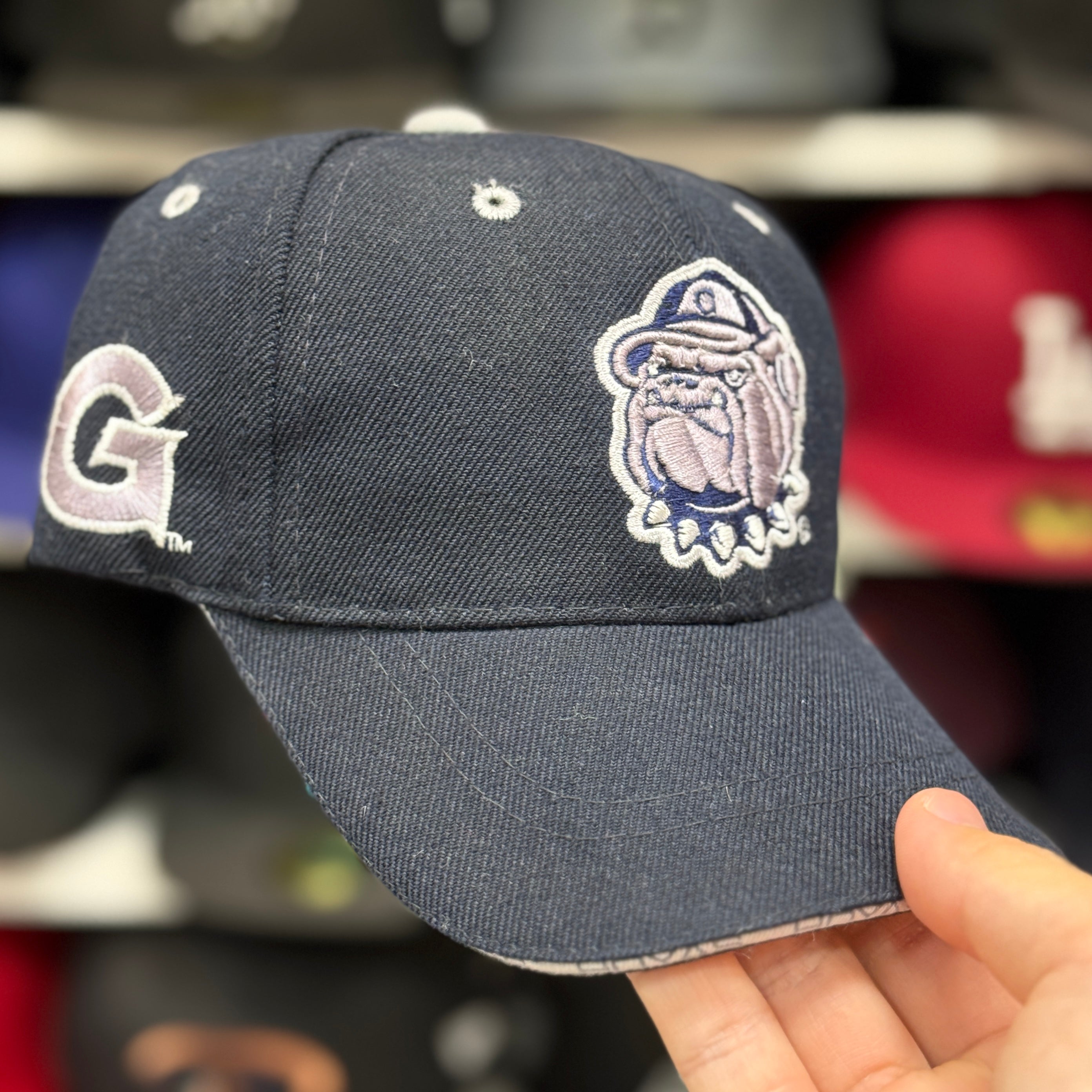 Youth Georgetown Hoyas Navy Adjustable Baseball Cap - Product Image