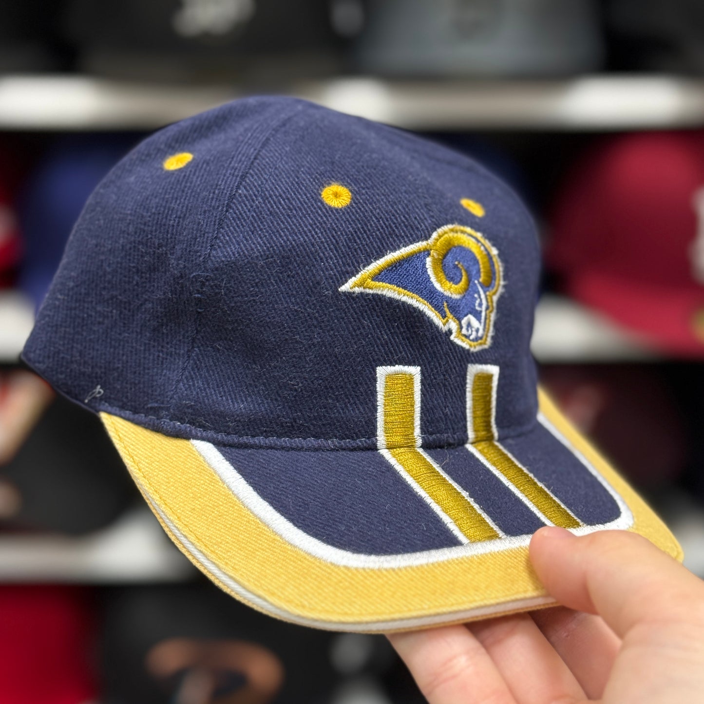 Youth St. Louis Rams Navy Baseball Cap - Product Image