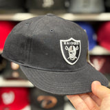 Youth Oakland Raiders Black Baseball Cap