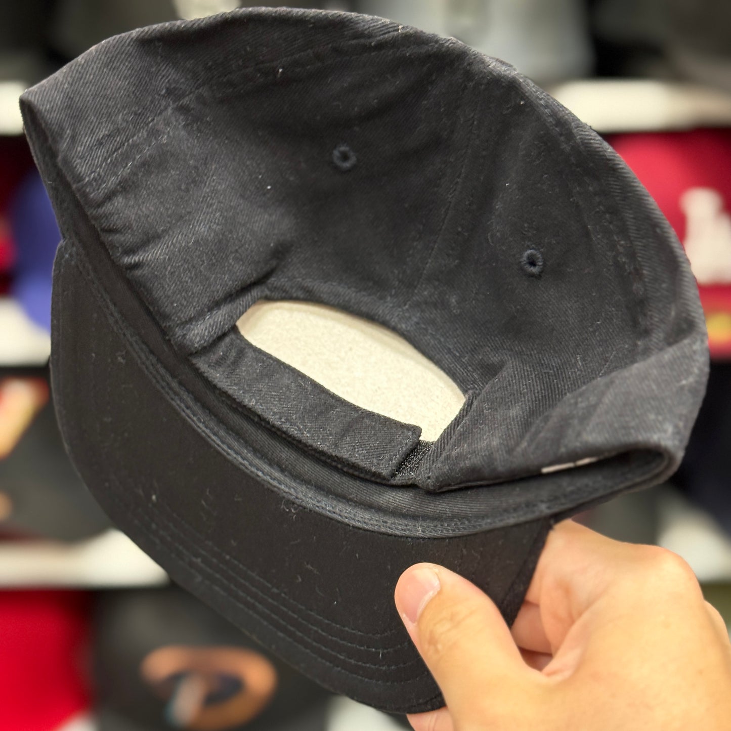 Youth Oakland Raiders Black Baseball Cap - Product Image