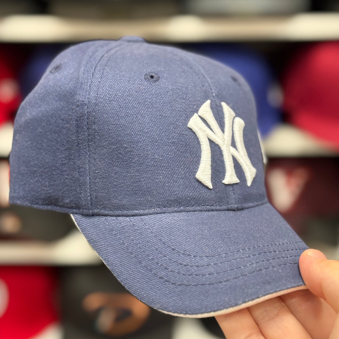 Youth New York Yankees Navy Adjustable Baseball Cap - Product Image