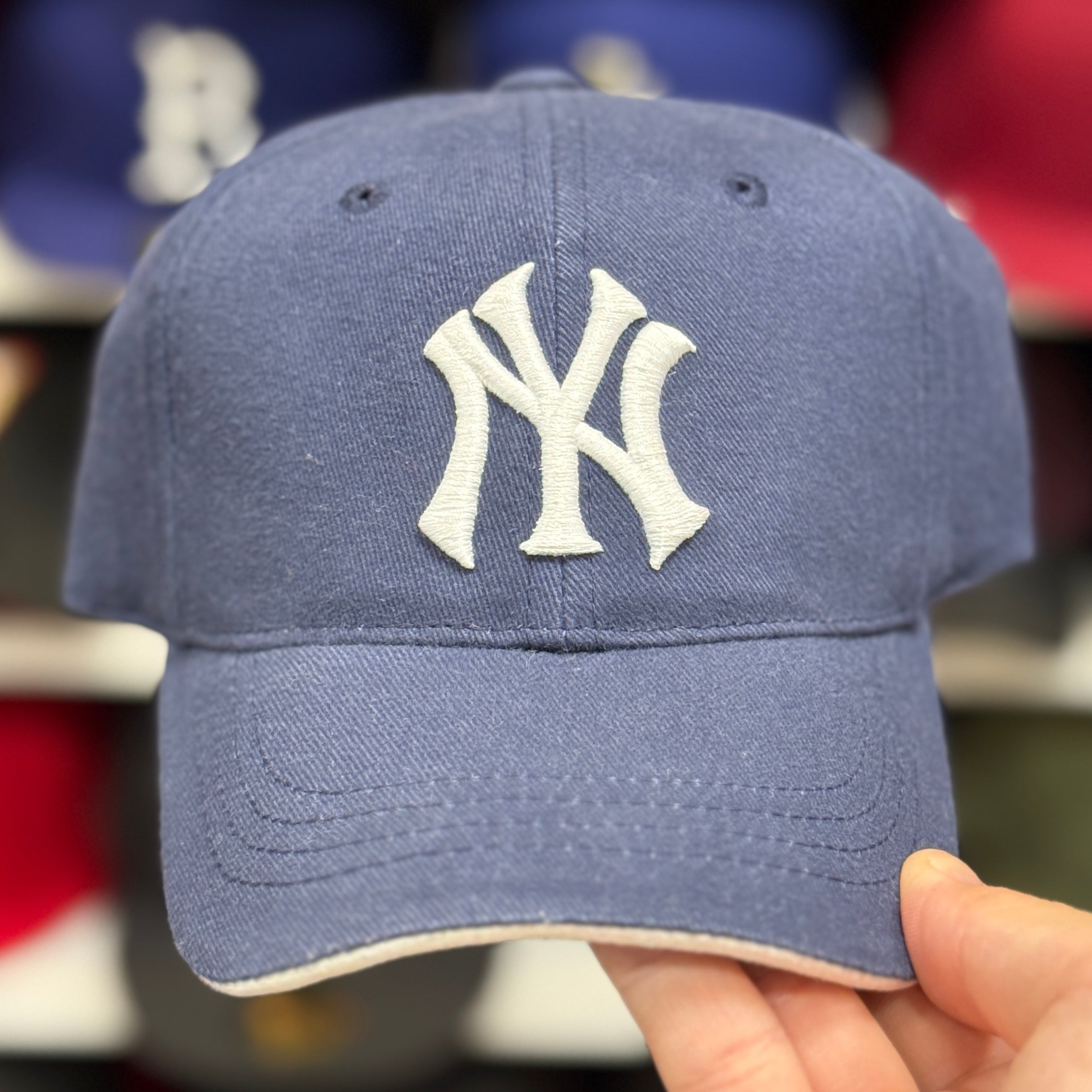 Youth New York Yankees Navy Adjustable Baseball Cap - Product Image