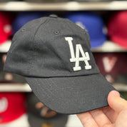 Youth Los Angeles Dodgers Black Adjustable Baseball Cap - Product Image