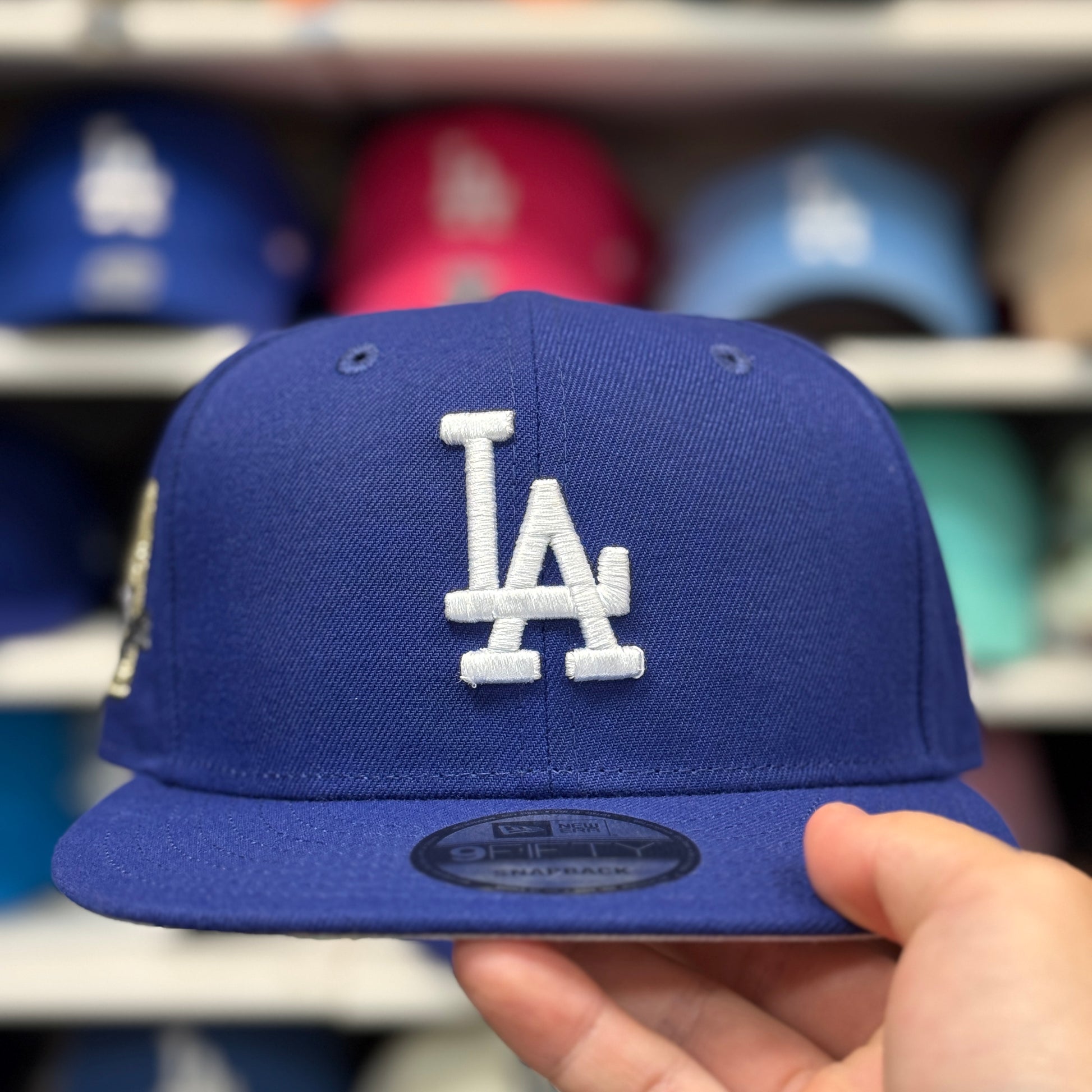 New Era Los Angeles Dodgers '2025 World Series 7x Champions' Blue 9FIFTY Snapback - Product Image