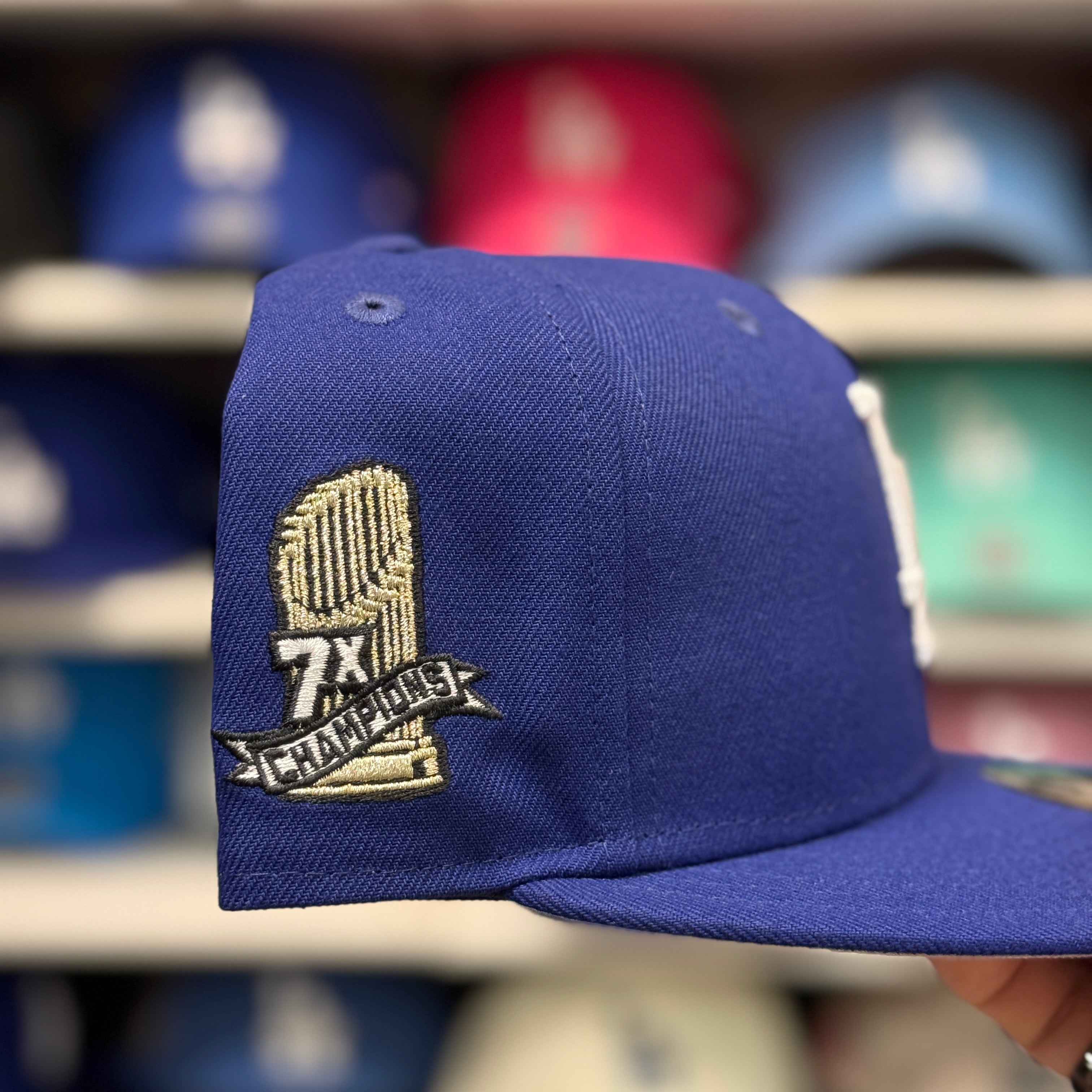 New Era Los Angeles Dodgers '2025 World Series 7x Champions' Blue 9FIFTY Snapback - Product Image