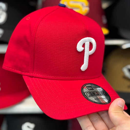 New Era Philadelphia Phillies A-Frame 9FIFTY Snapback Red