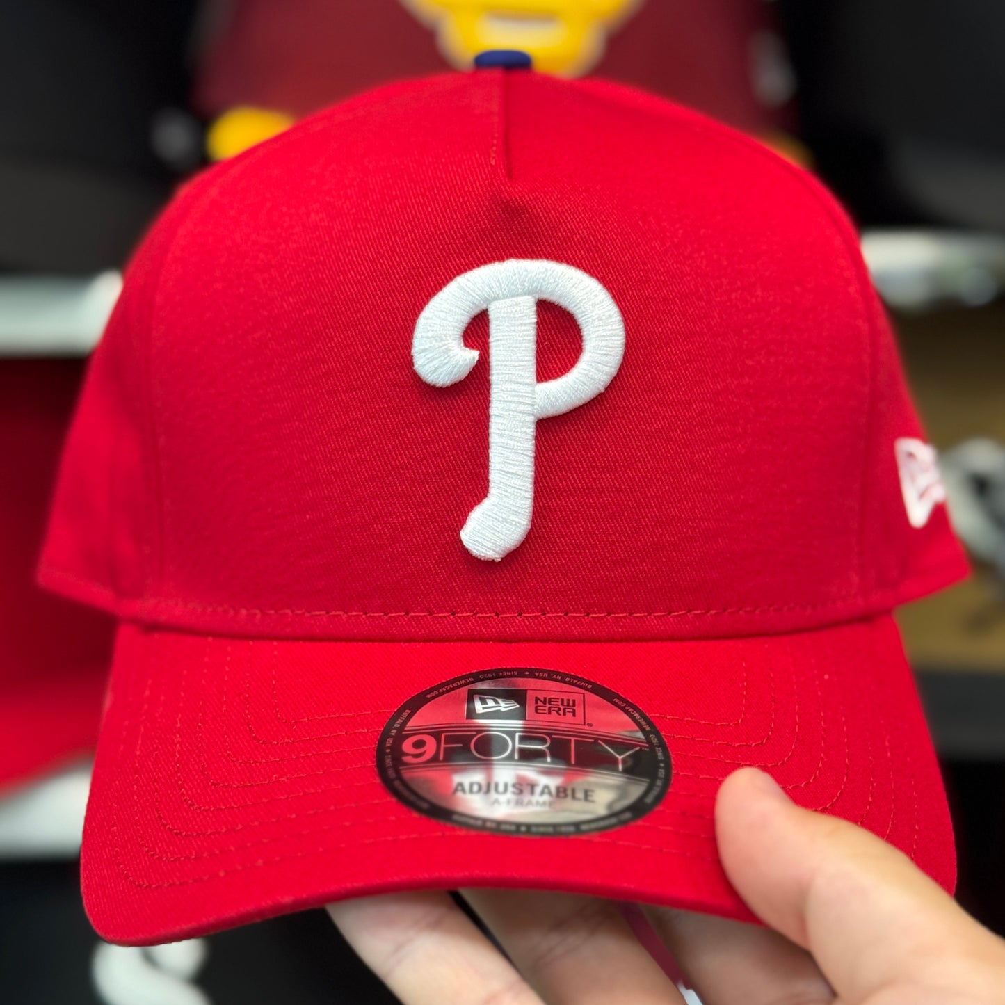 New Era Philadelphia Phillies A-Frame 9FIFTY Snapback Red