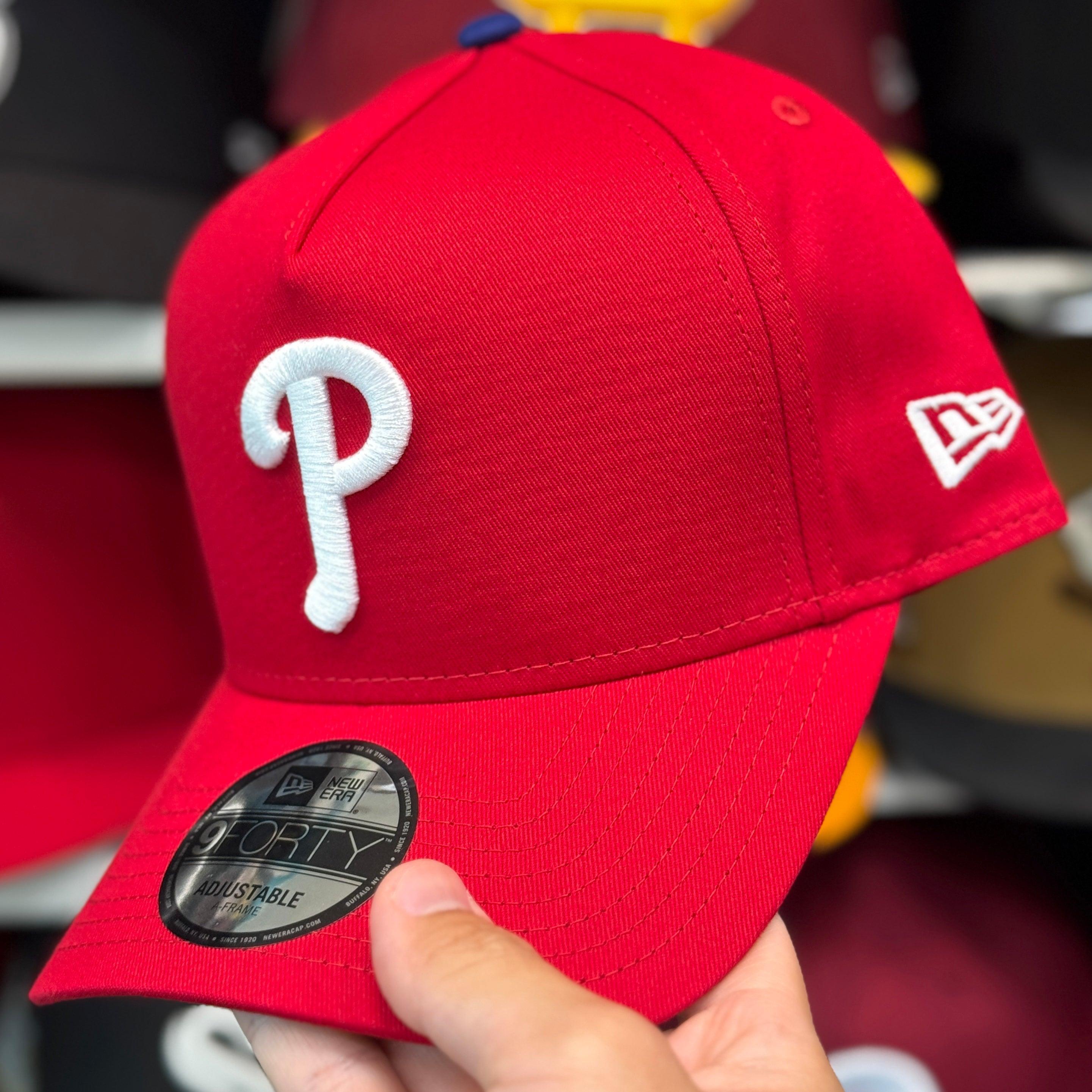 New Era Philadelphia Phillies A-Frame Red/White 9FORTY Snapback - Product Image