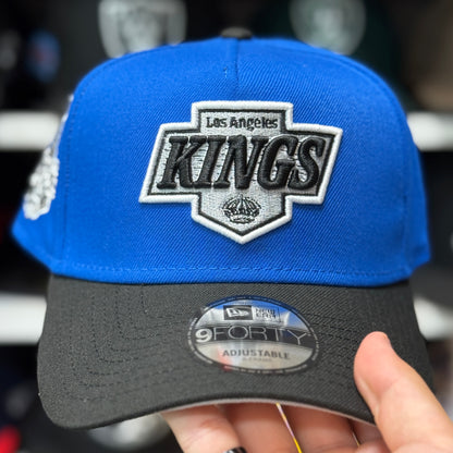 New Era Los Angeles Kings 'Stanley Cup Champions' A-Frame 9FORTY Snapback Blue/Black