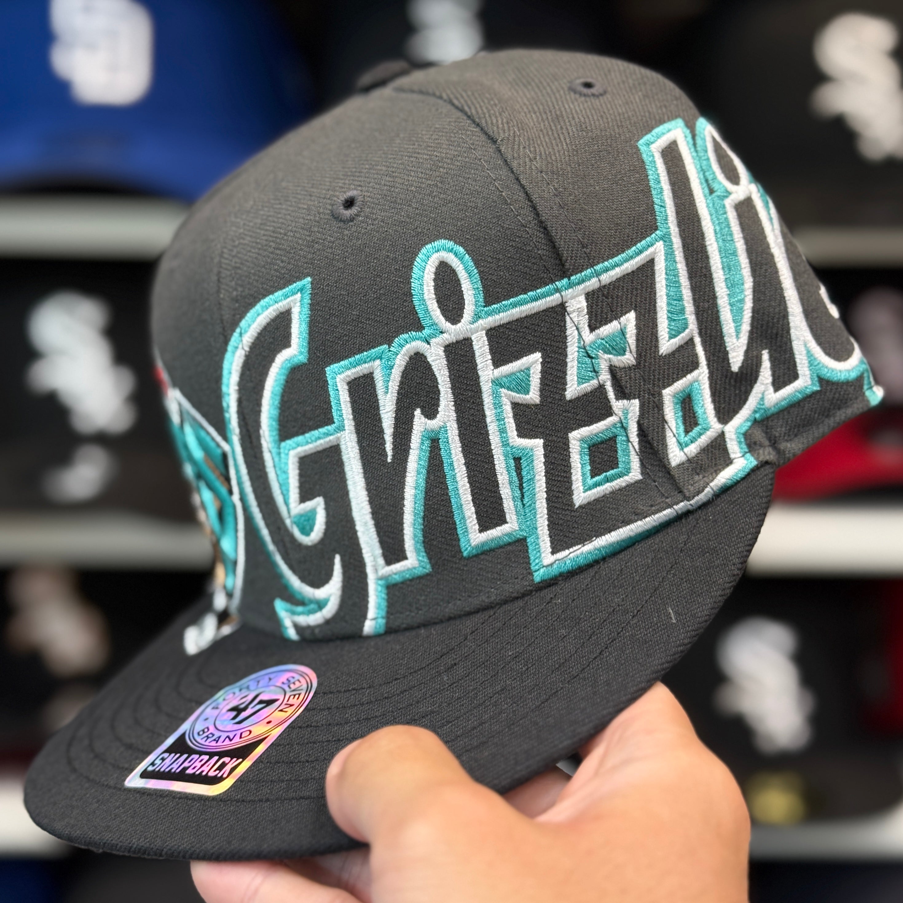 Vancouver 'Dual Logo' Gray/Black '47 Brand Snapback - Product Image