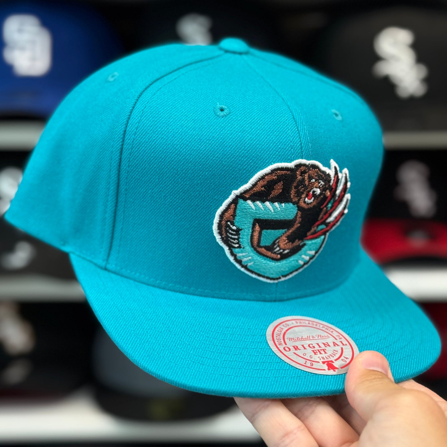 Vancouver Grizzlies Mitchell & Ness Snapback Teal