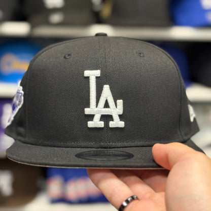 New Era Los Angeles Dodgers '2025 Back to Back World Series Champions' Black 9FIFTY Snapback - Product Image