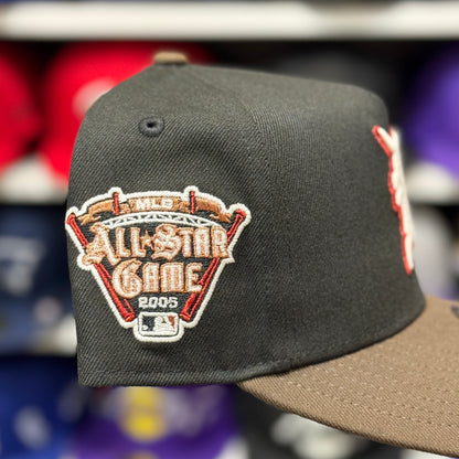 New Era Detroit Tigers 'All Star Game' A-Frame Black/Brown 9FIFTY Snapback | Glow in the Dark - Product Image