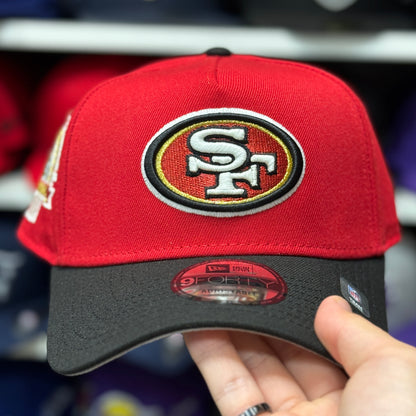 New Era San Francisco 49ers 'Super Bowl XXIV' A-Frame Red/Black 9FORTY Snapback - Product Image
