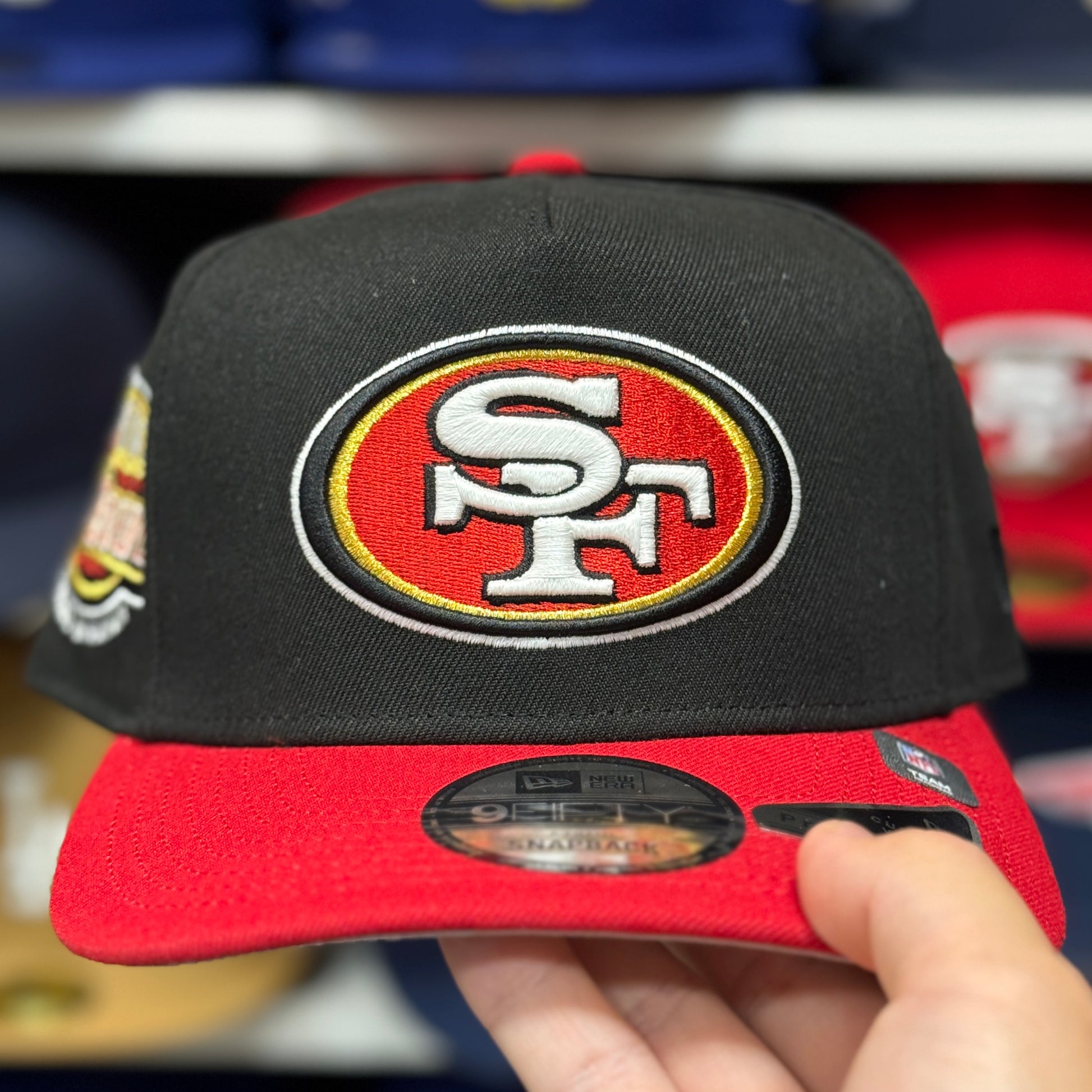 New Era San Francisco 49ers '2004 Pro Bowl' A-Frame Black/Red 9FORTY Snapback - Product Image
