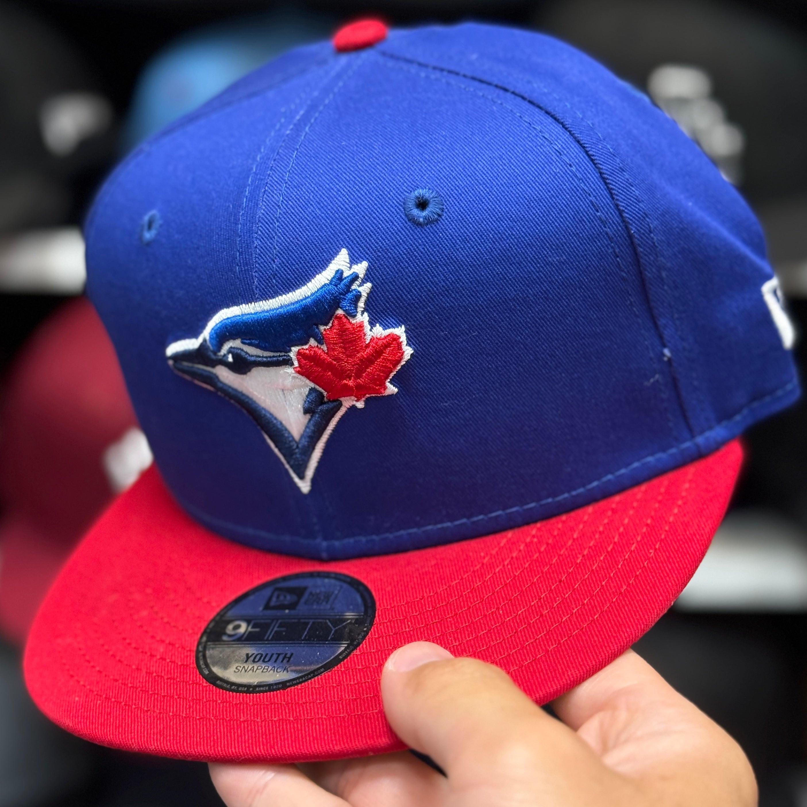 New Era Youth Toronto Blue Jays Blue/Red 9FIFTY Snapback - Product Image