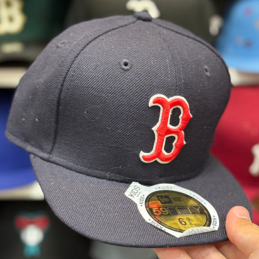 Youth Boston Red Sox New Era 59FIFTY Fitted Hat | Navy