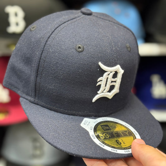 Youth Detroit Tigers New Era 59FIFTY Fitted Hat | Navy