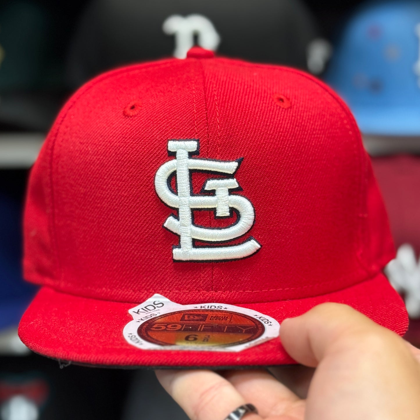 Youth St. Louis Cardinals New Era 59FIFTY Fitted Hat | Red