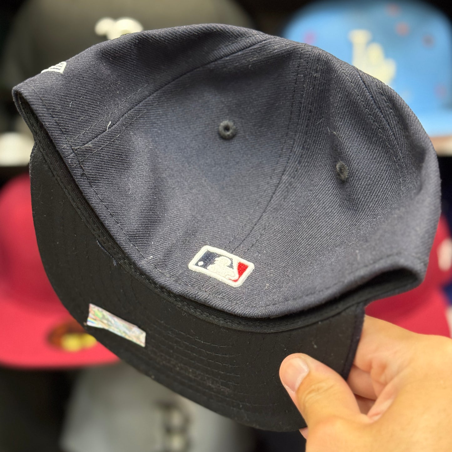 Youth Atlanta Braves New Era 59FIFTY Fitted Hat | Navy