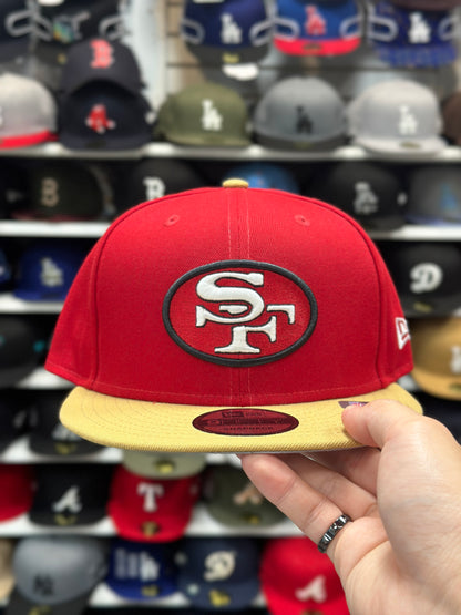 San Fransisco 49ers NFL Snapback | New Era 9FIFTY Adjustable Snap | Red/Gold