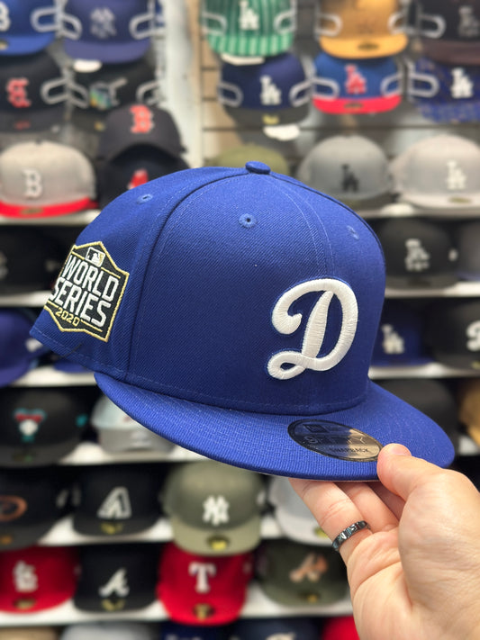 LA Dodgers MLB 2020 World Series Side Patch | New Era 9FIFTY Snapback | Blue