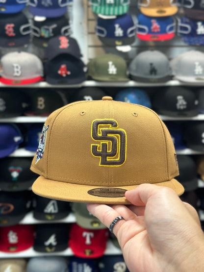 San Diego Padres MLB 40th Anniversary Side Patch | New Era 9FIFTY Snapback | Beige