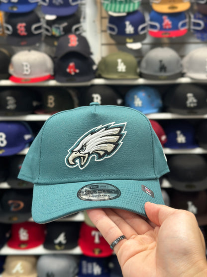 Philadelphia Eagles NFL A-Frame Snapback | New Era 9FORTY Adjustable Snap | Green